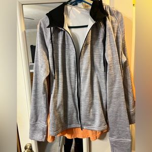 Danskin Now XXL gray full zip hoodie
